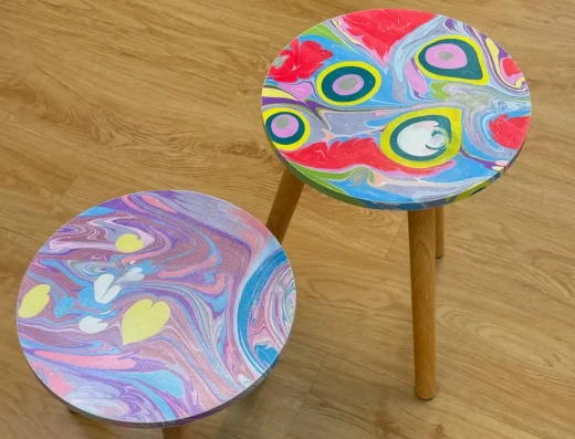 Stool marbling class
